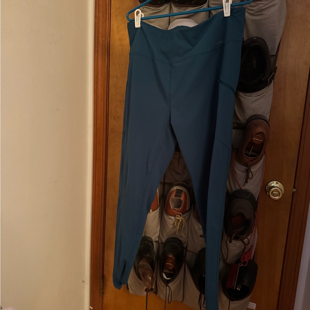 Teal High-Waisted Leggings